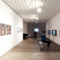 View of exhibition design installed at CCP, Melbourne